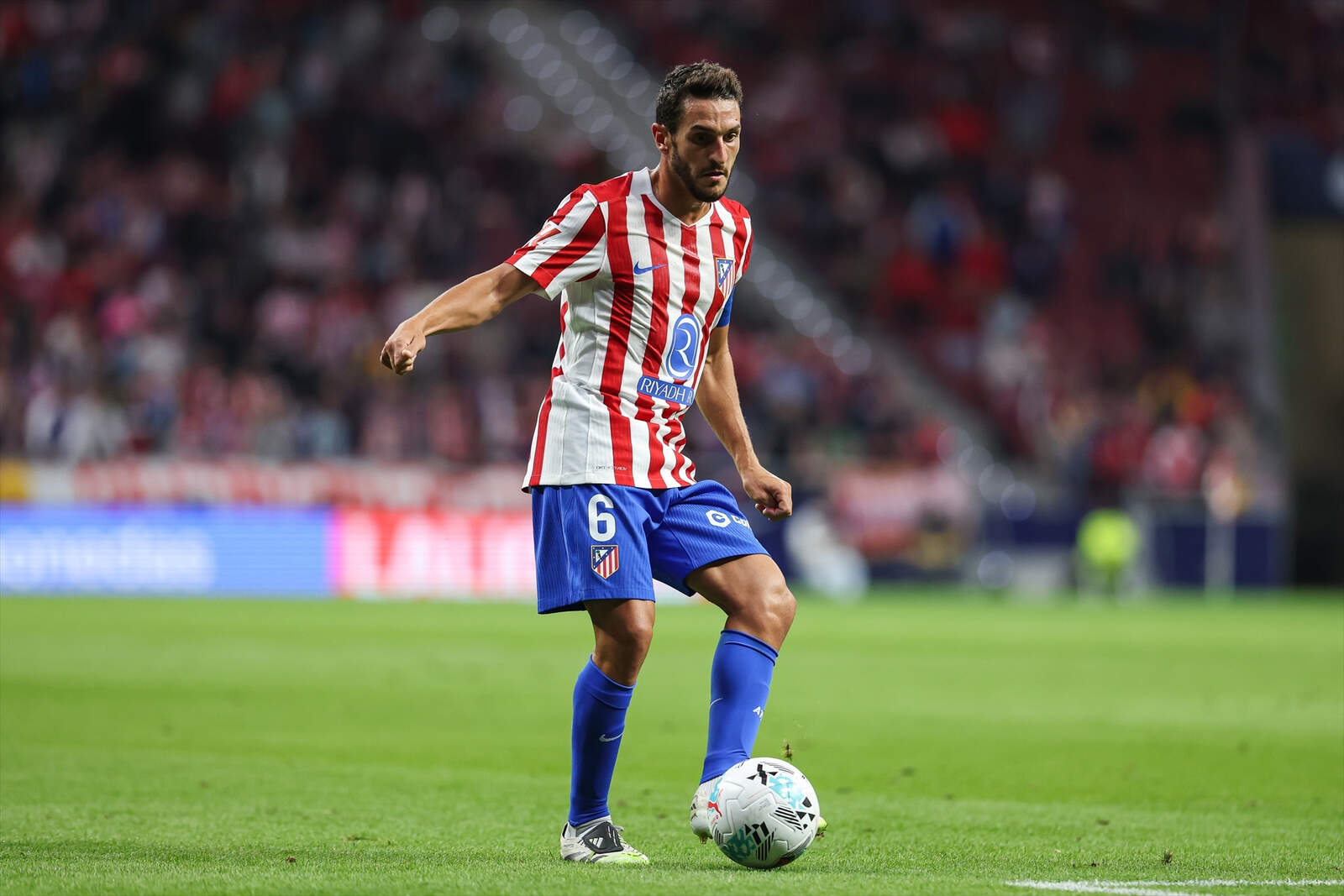 Koke en el partido