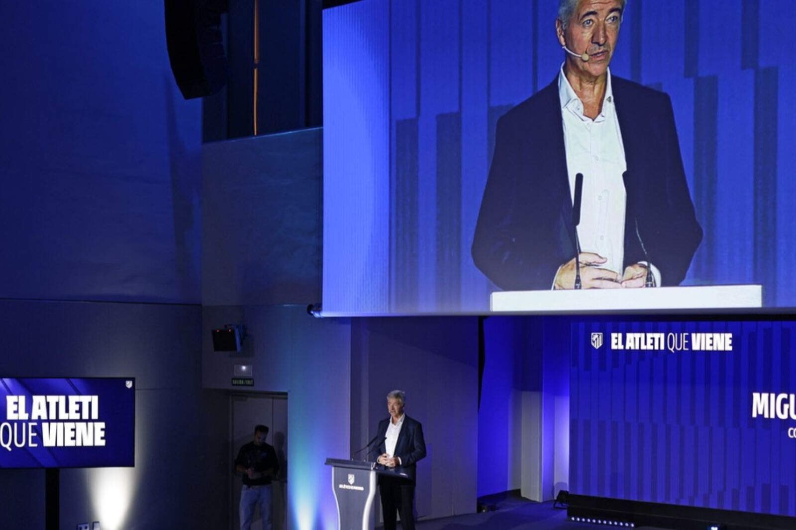Gil Marín en la charla de 'El Atleti que viene'