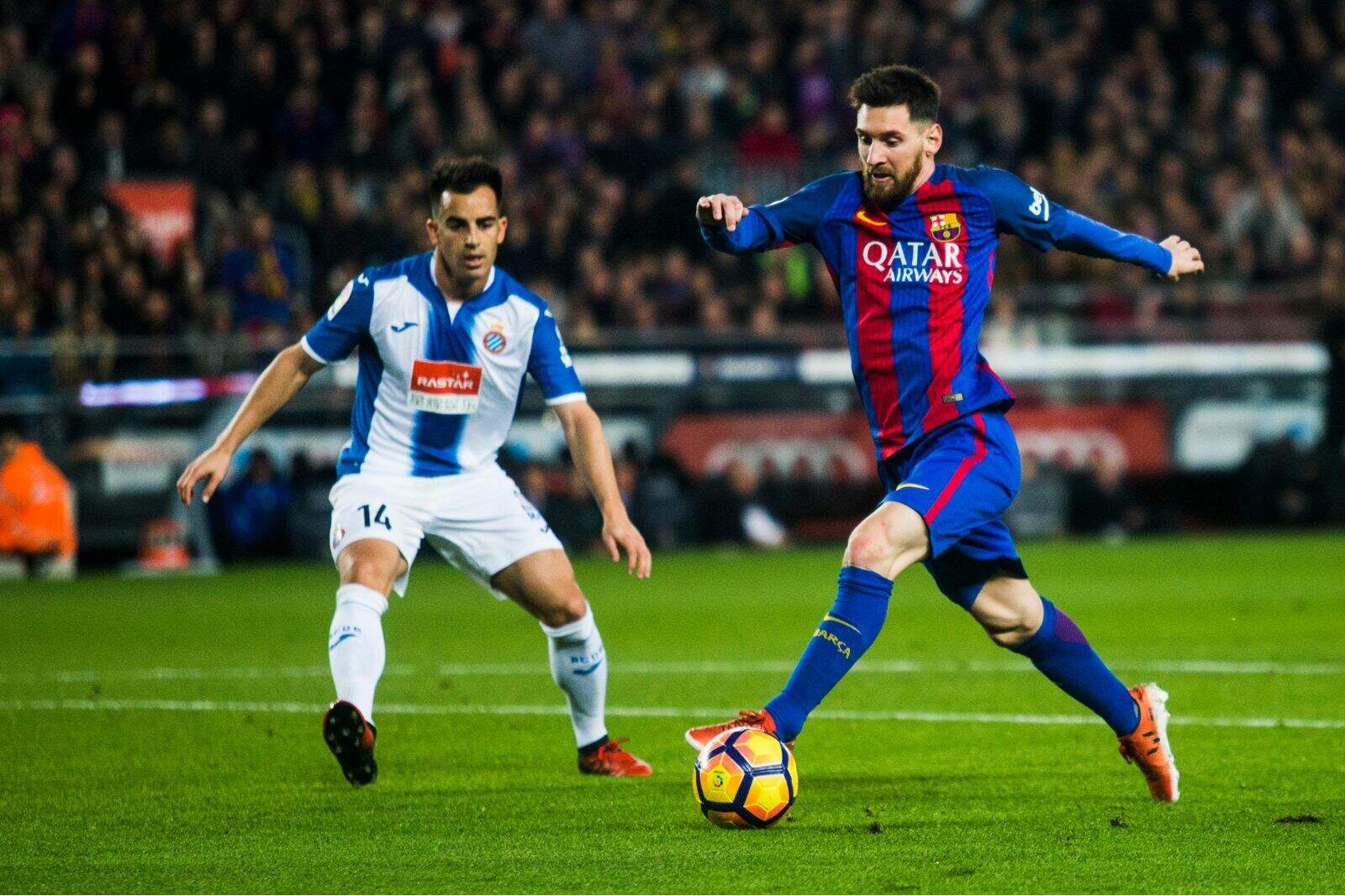 Jurado con Leo Messi