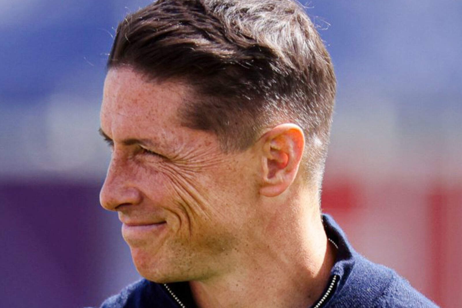 El niño se encuentra muy feliz en el Atlético
