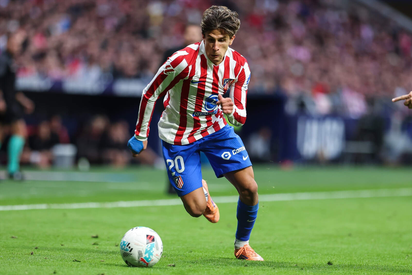 Giuliano Simeone se enfrentó al Galapagar en su etapa en el Atlético Madrileño