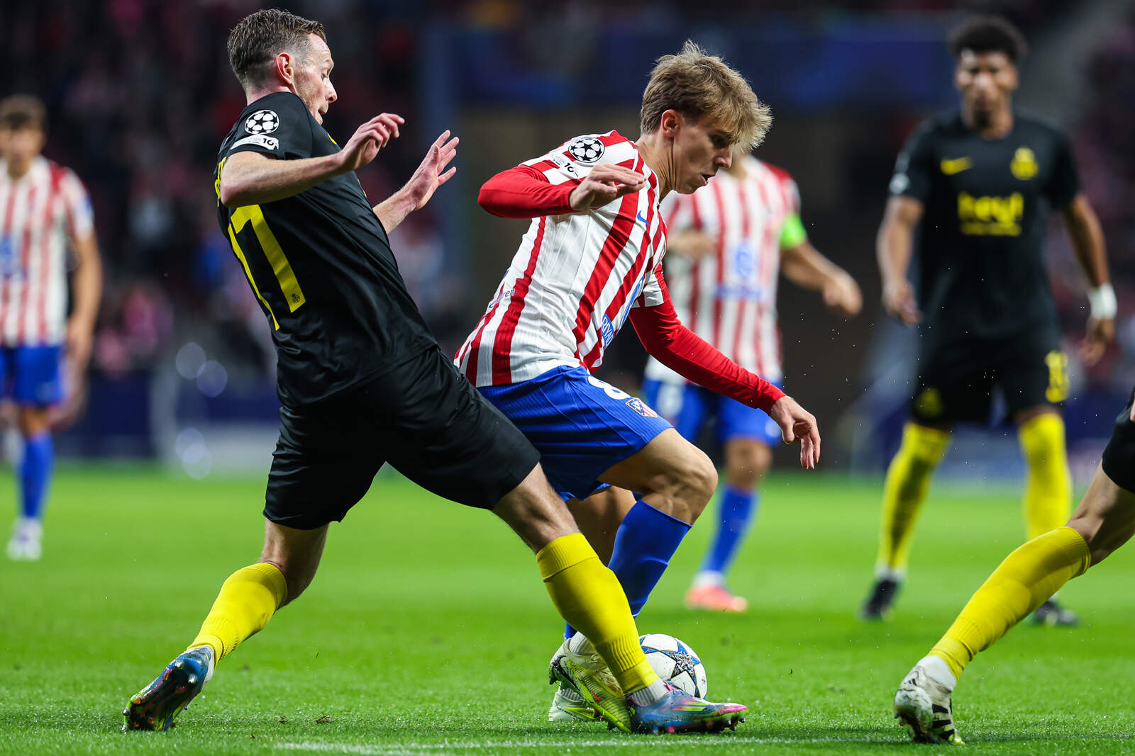 Barrios brilla en el Atlético de Madrid