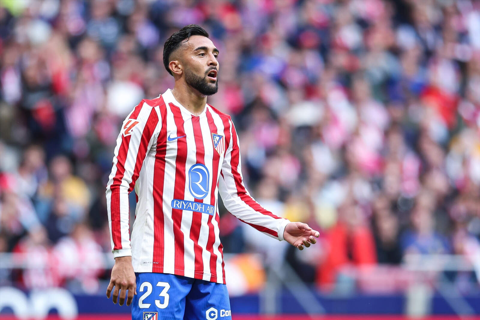 Nico durante un partido