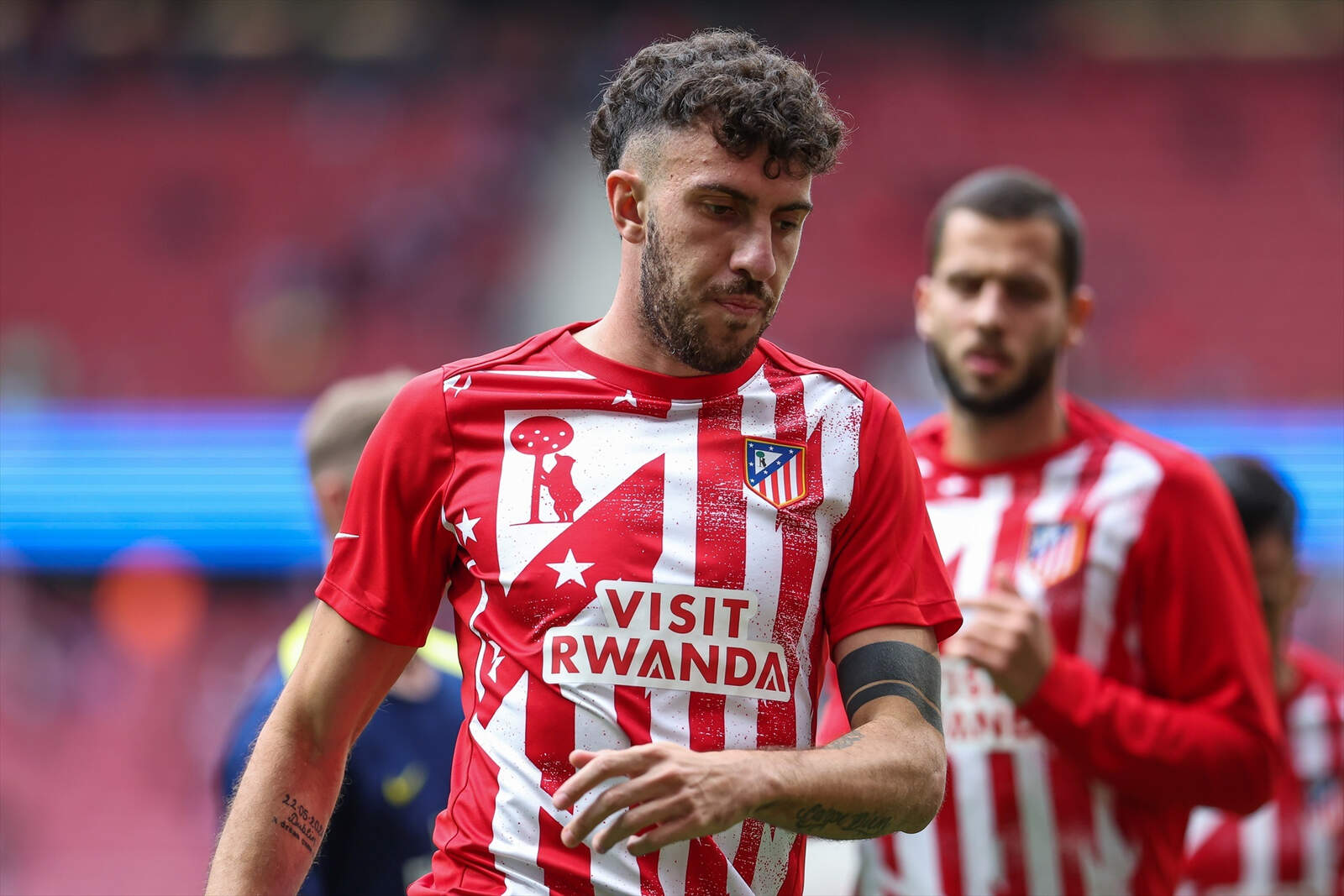 Ruggeri antes de un partido