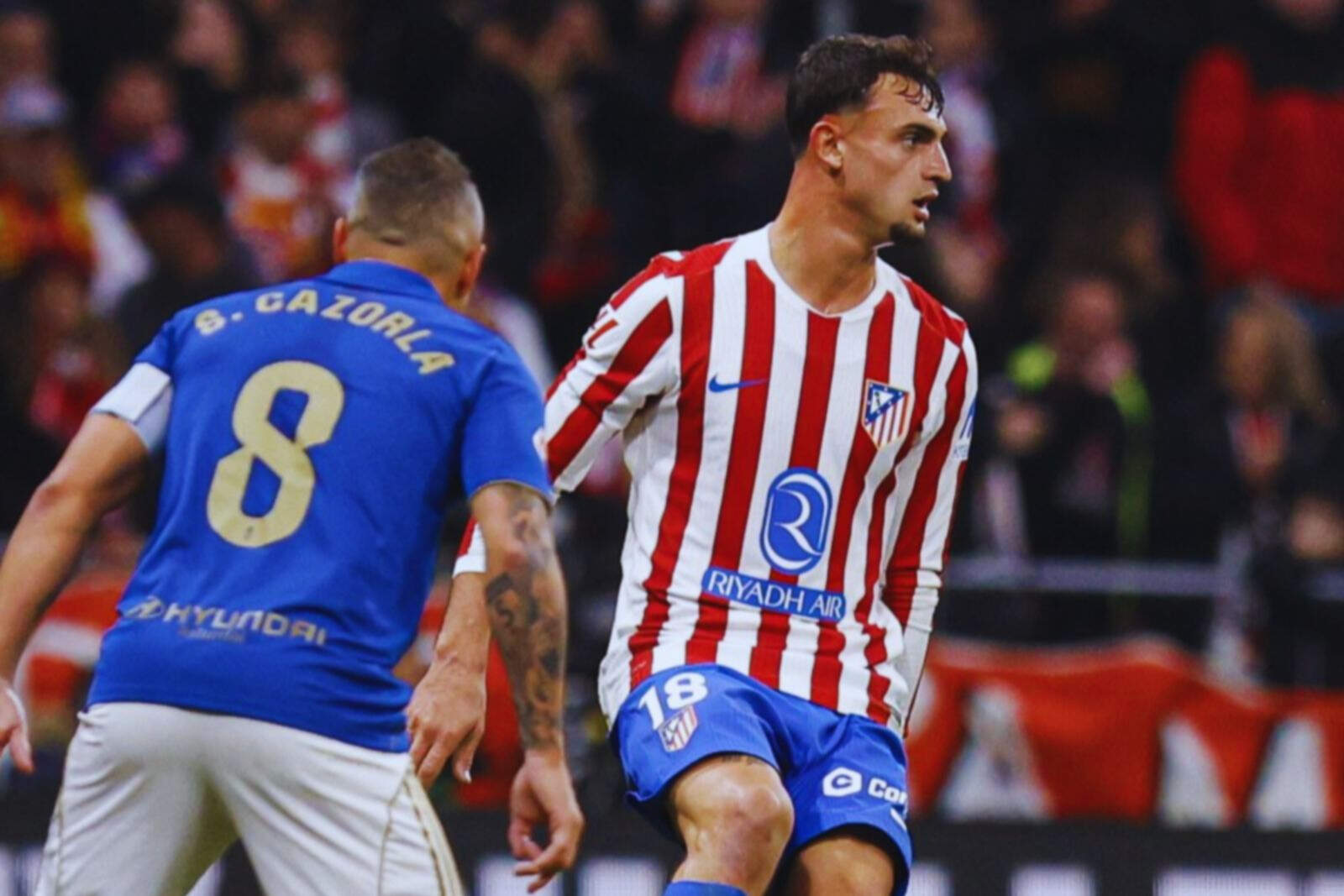 Marc tuvo enfrente a un mito como Santi Cazorla