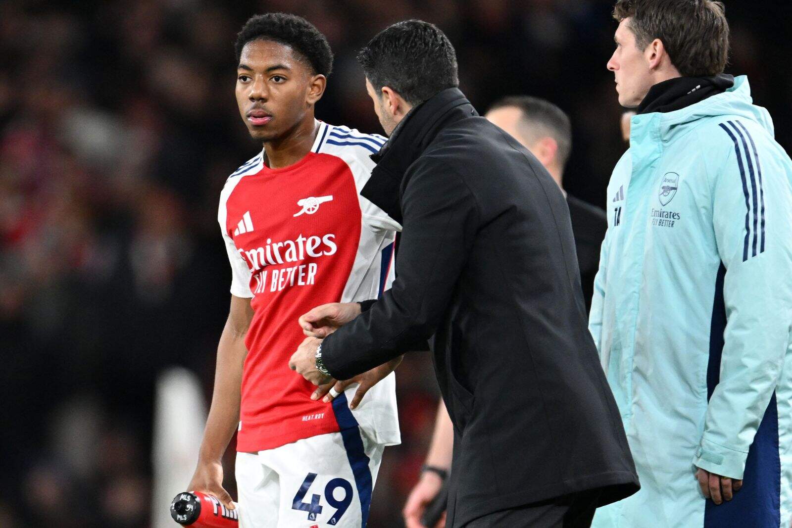 Skelly con Arteta