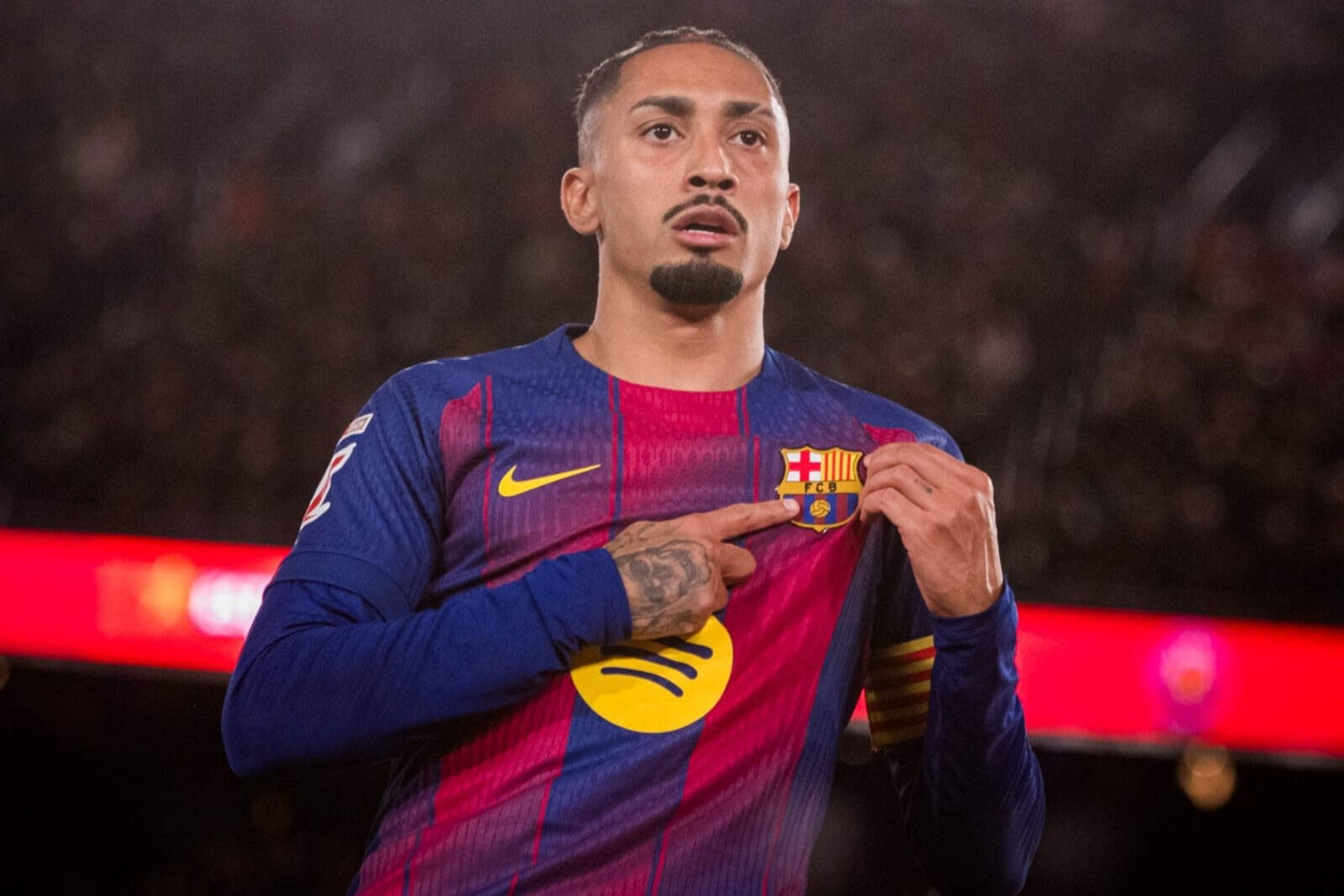 Raphinha es el azote del Atlético | Fuente (@FCBarcelona y Canva)