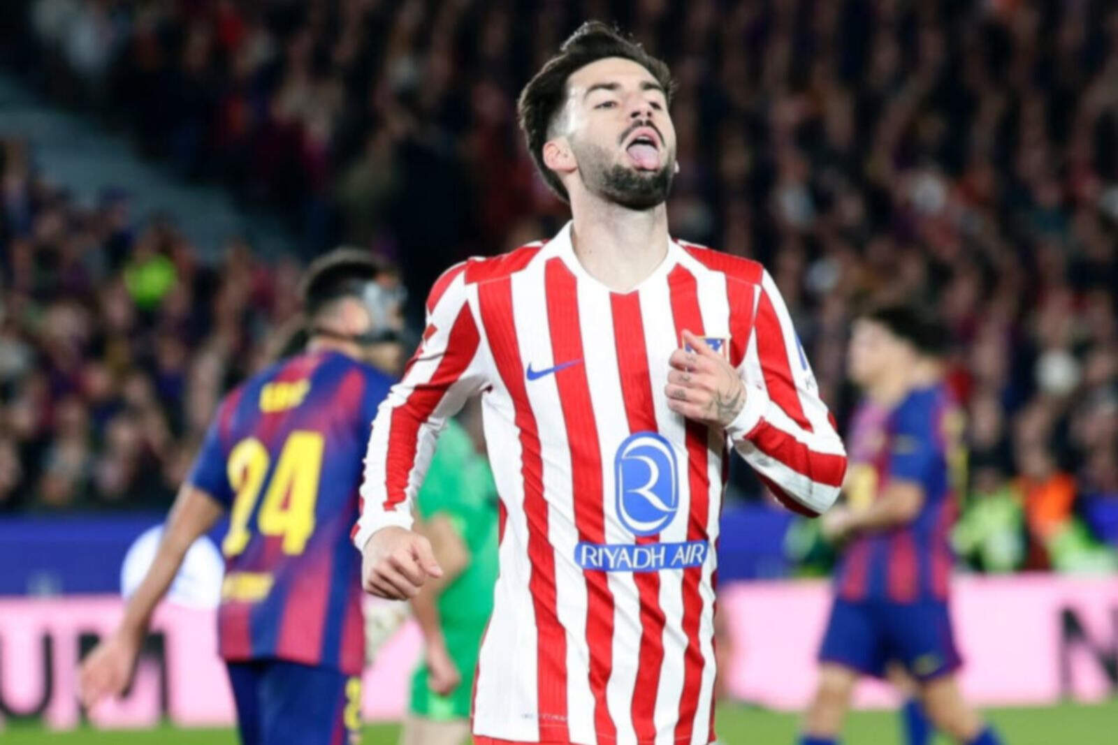 El almeriense fue un gran respiro para Griezmann | Fuente @Atleti