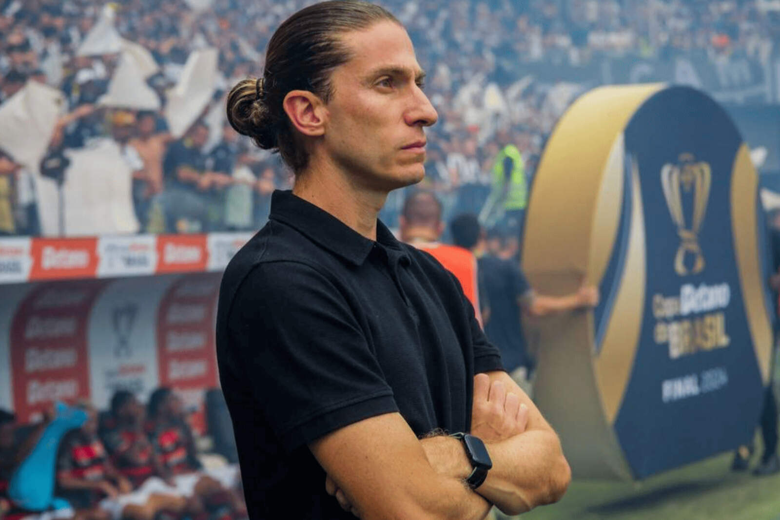 Filipe antes de un partido