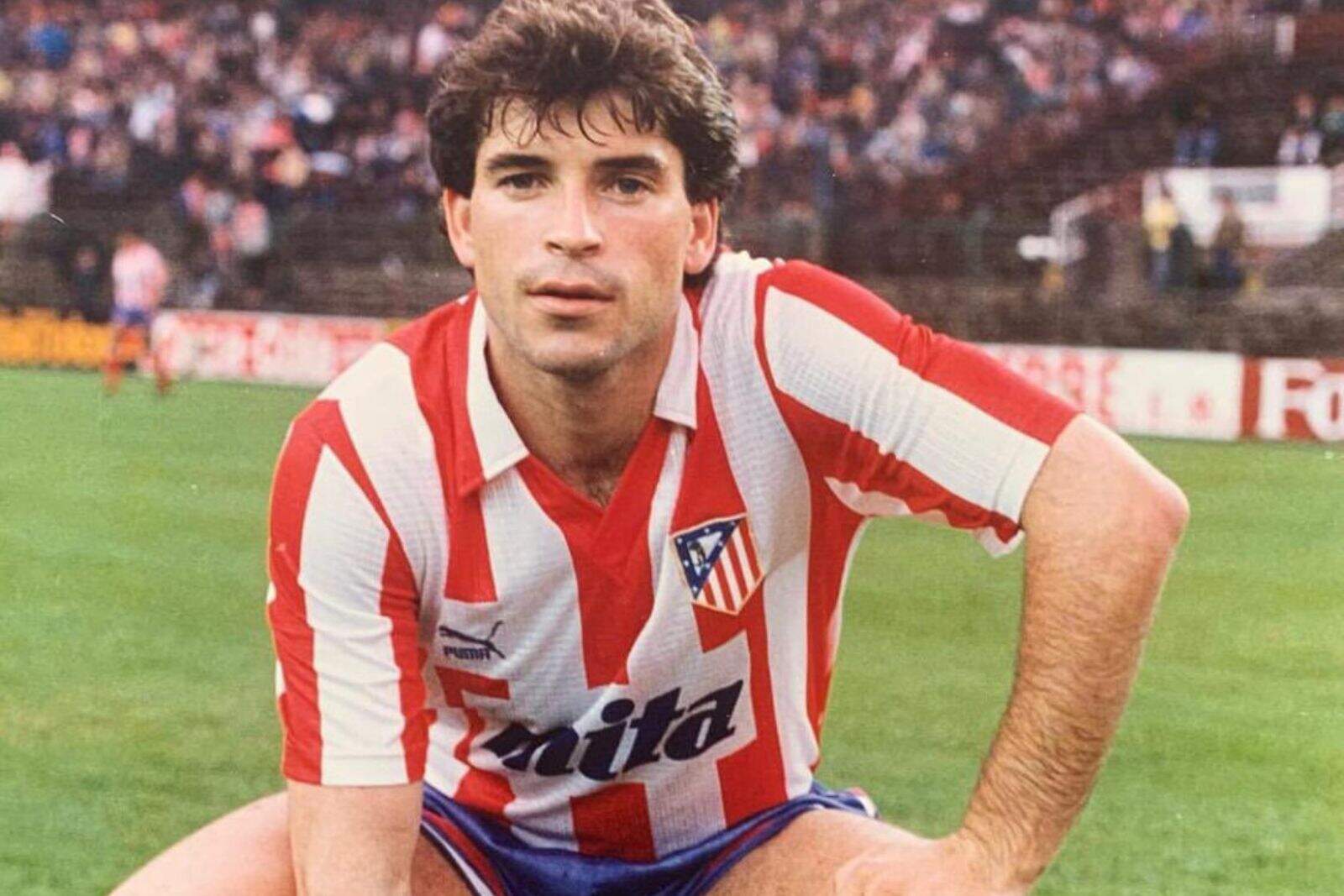 Orejuela con el Atleti
