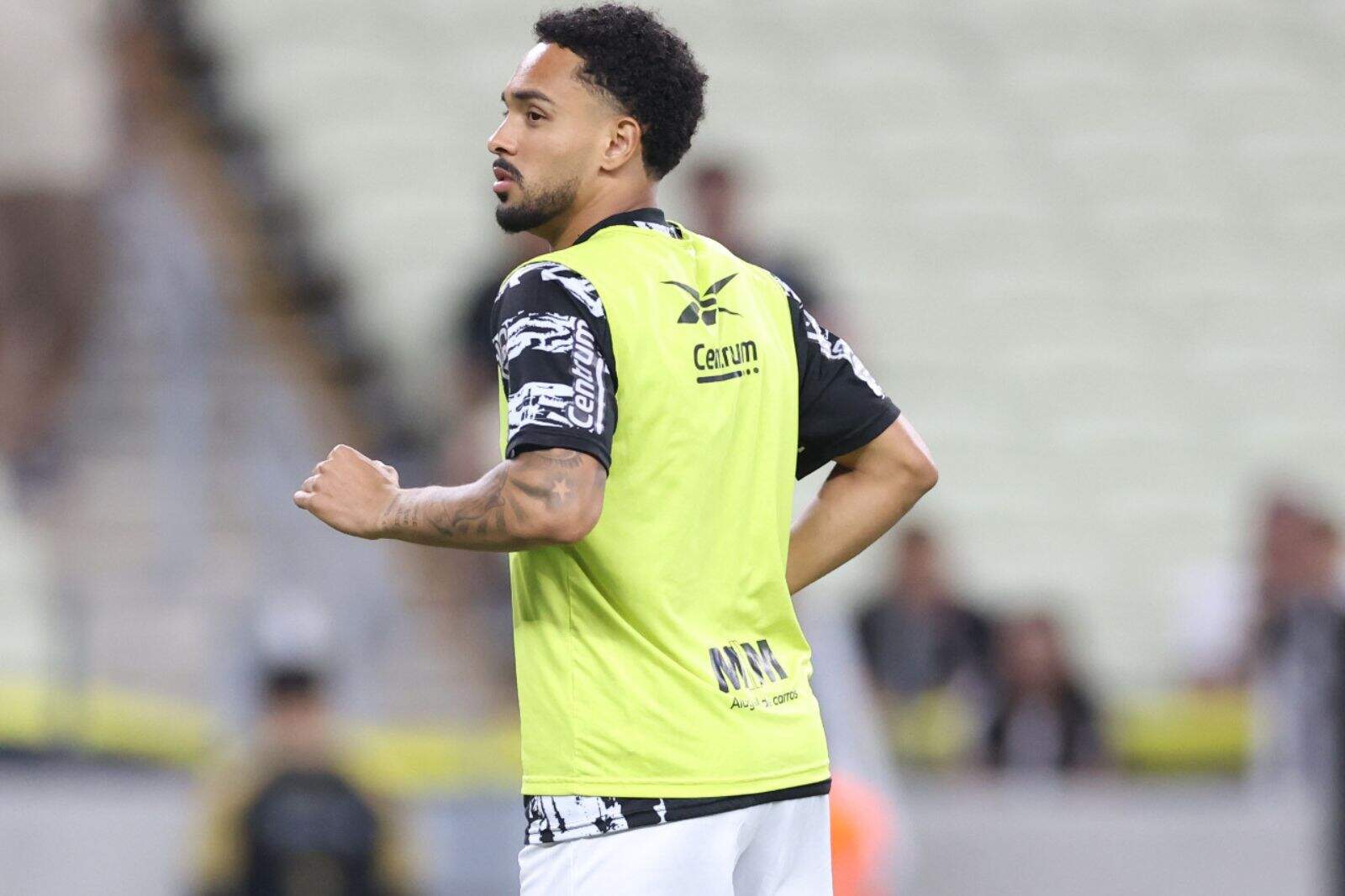 Vitinho antes de un partido