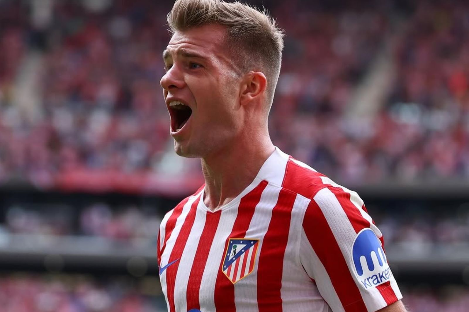 Sorloth sigue de dulce. | Fuente: (@Atleti)