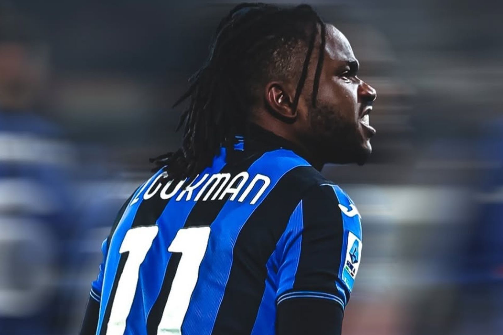 Ademola Lookman celebra un gol con la Atalanta (Fuente: Instagram @molalookman y Canva)