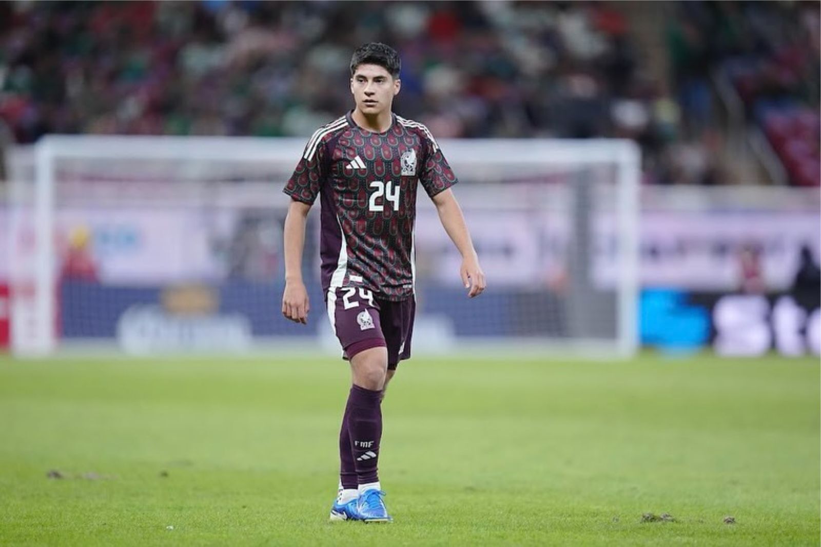 Obed Vargas con el combinado de Javier Aguirre (Fuente @obed.vargas)