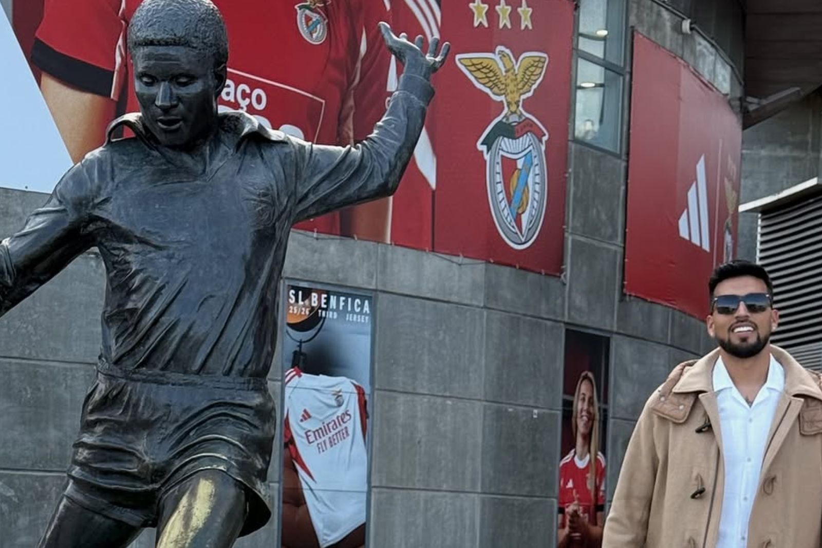Garay en Lisboa (Benfica)