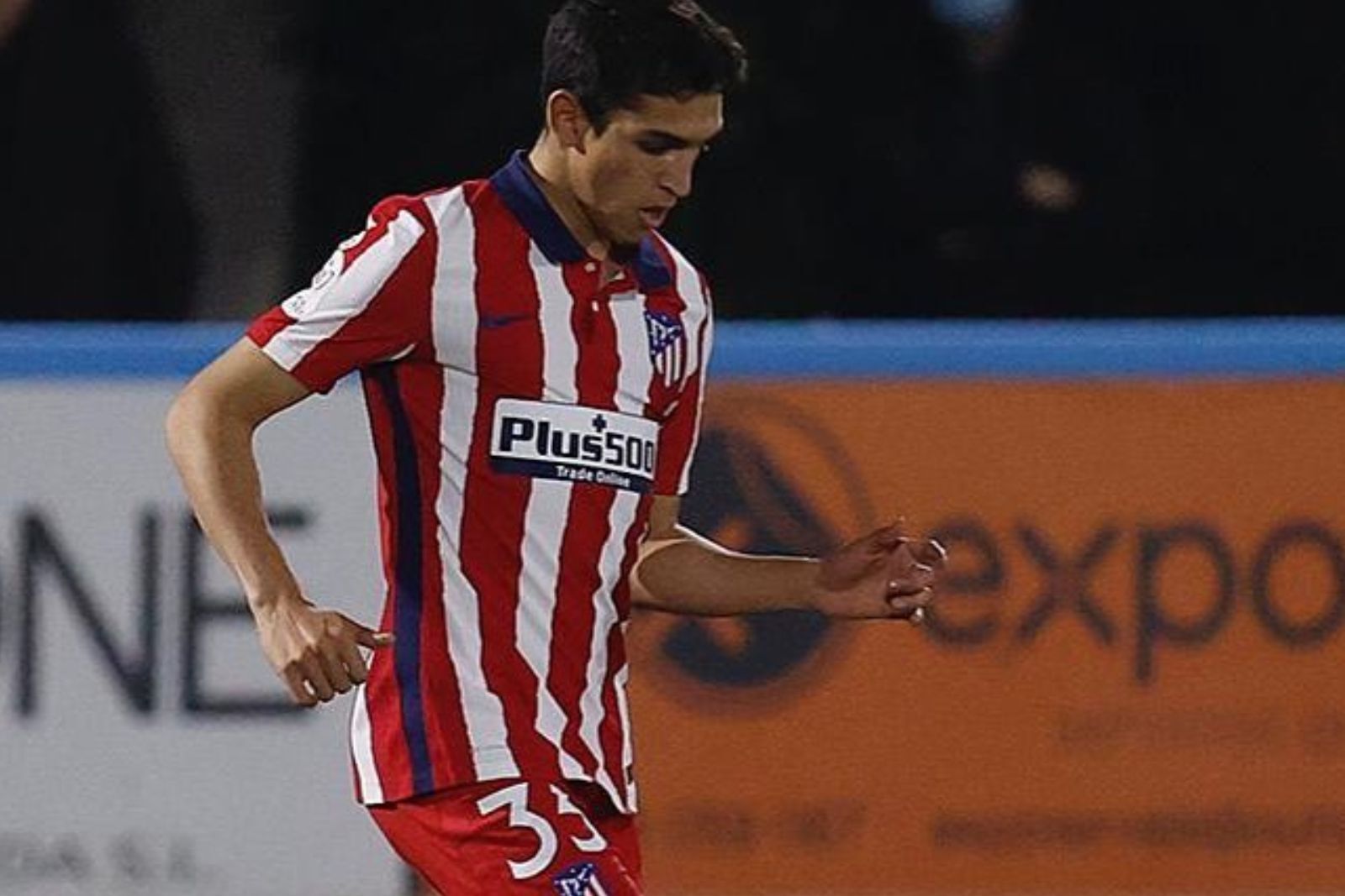 Sanabria en su debut con el Atlético (Fuente: juanmasanabria7)