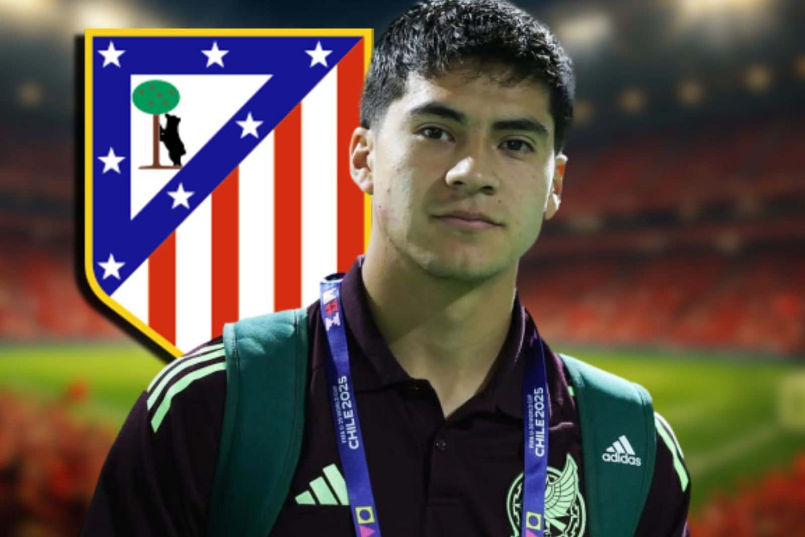 Obed Vargas gana minutos en el Atlético de Madrid | Fuente: (Canva, @miseleccionmx)