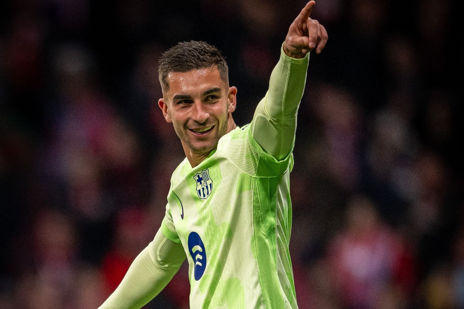 Ferran Torres decanto el ultimo duelo entre colchoneros y azulgranas en Madrid | Fuente (Canva, @FCBarcelona)