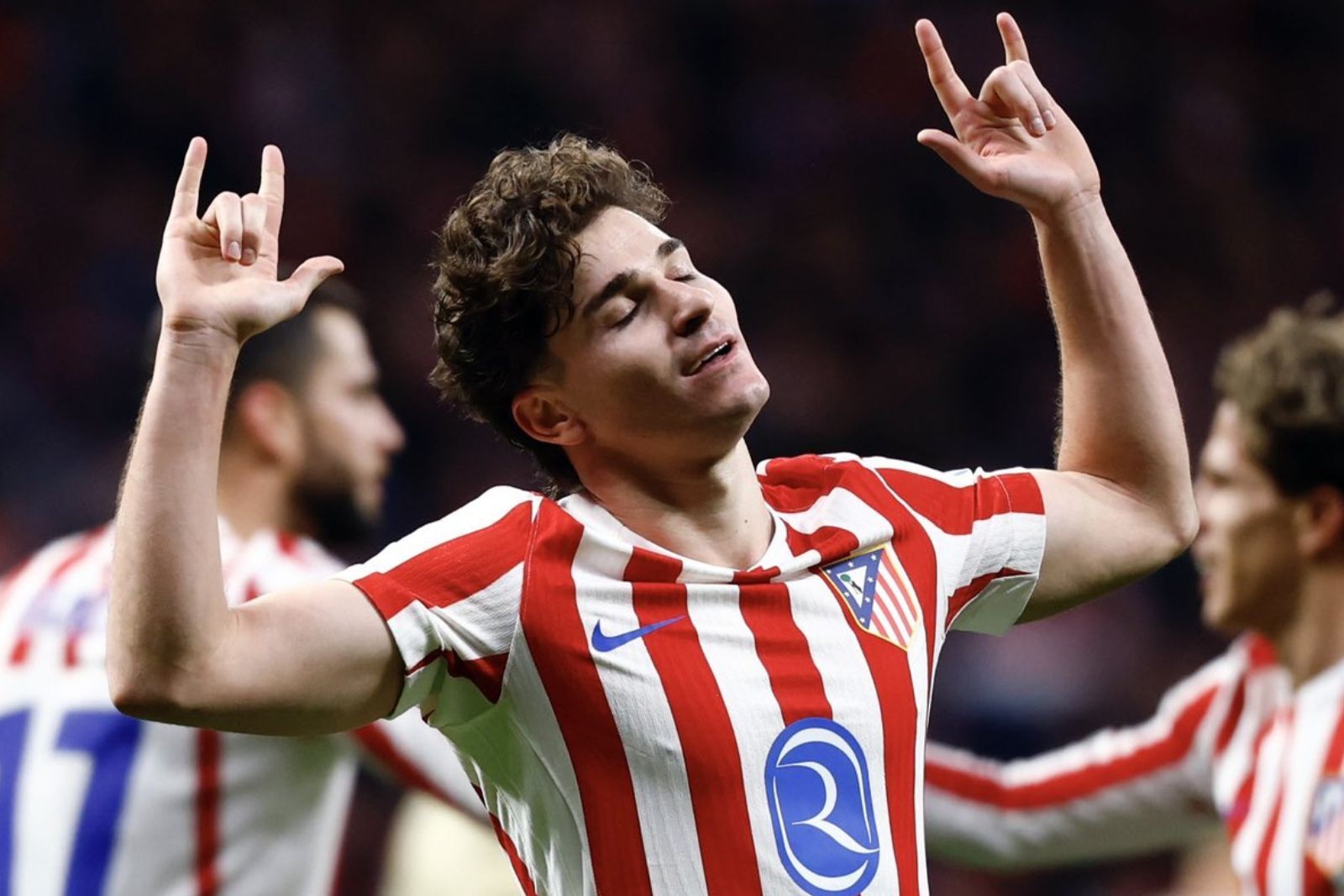 Julián se sacó la rabia | Fuente (@Atleti y Canva)