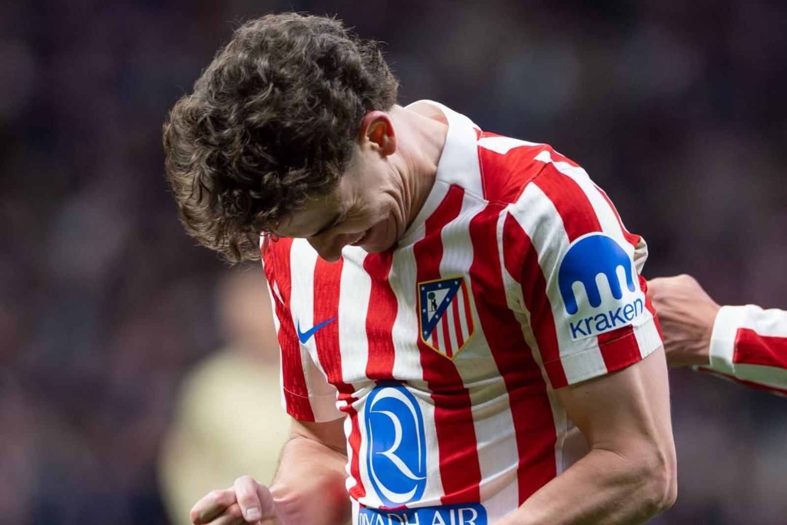 Julián celebrando un gol con la camiseta rojiblanca | Fuente: (@julianalvarez)