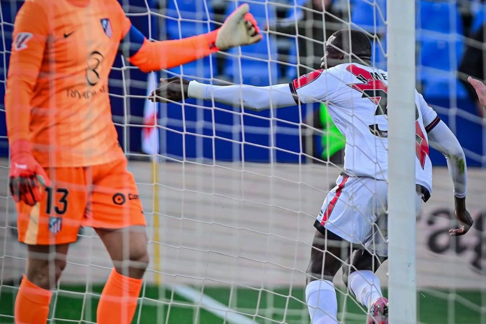 El senegalés se destapó ante el Atleti. | Fuente: (@belno_mendy)