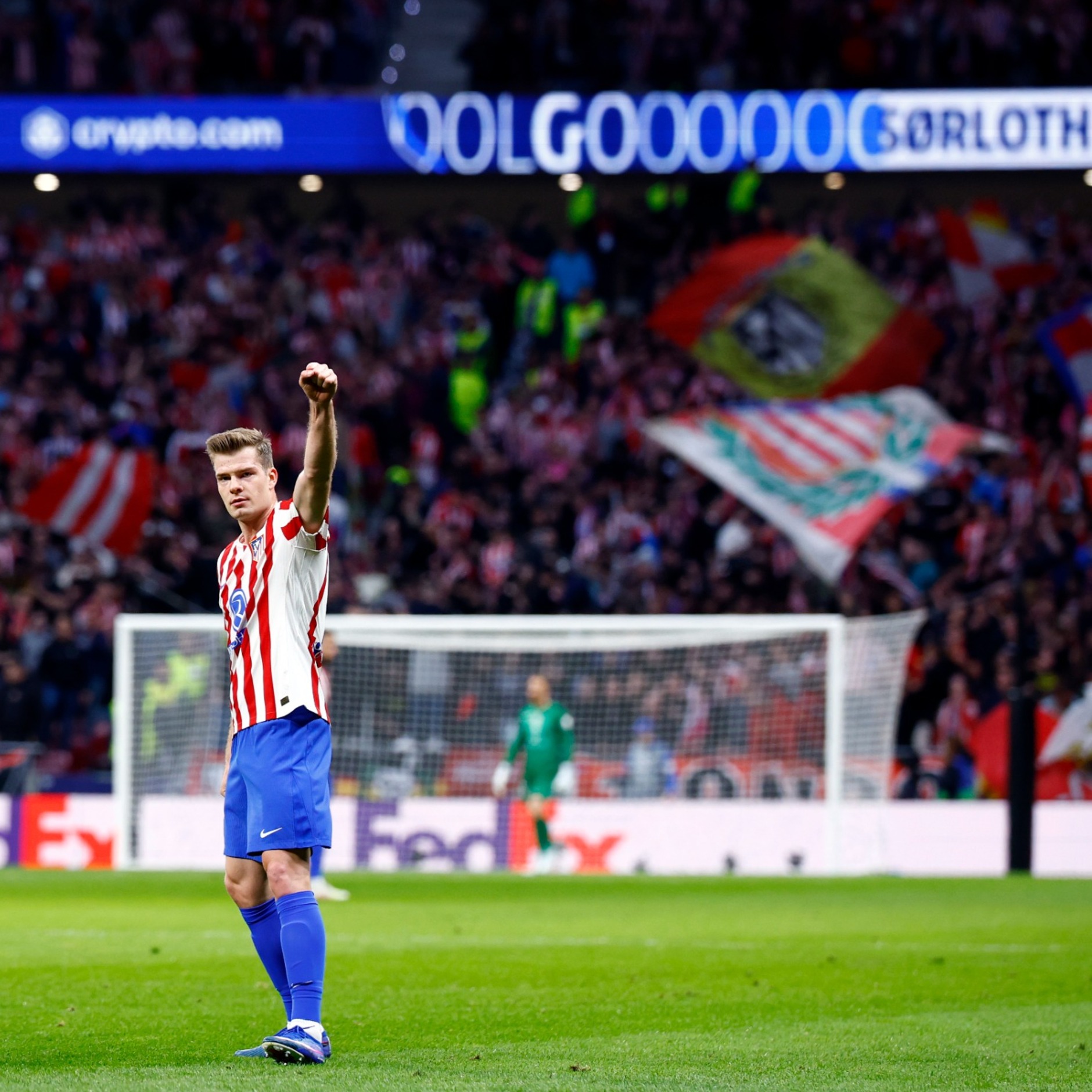 Sorloth, clave en el pase. | Fuente: (@asorloth)