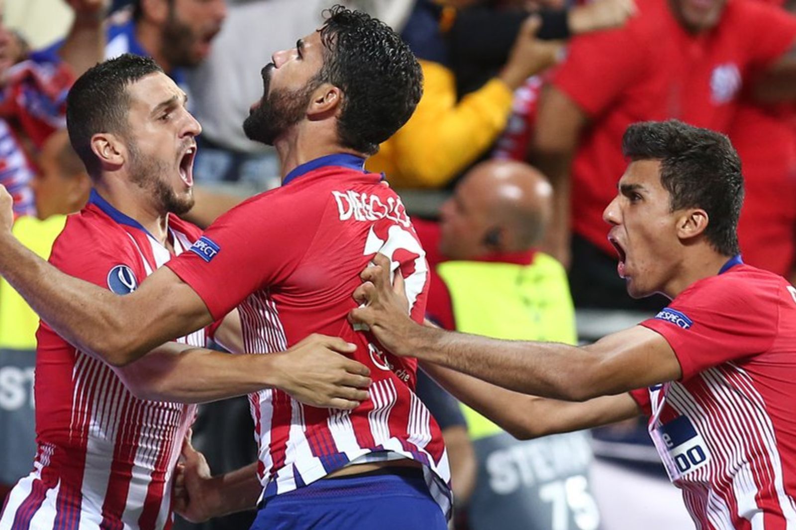 El brasileño celebra el gol ante el Real Madrid en Tallin | Fuente @atletienglish