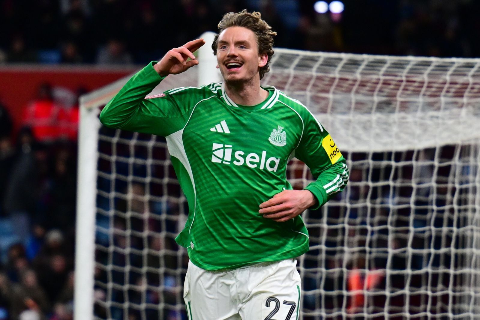 Woltemade celebrando un gol/ X Newcastle United