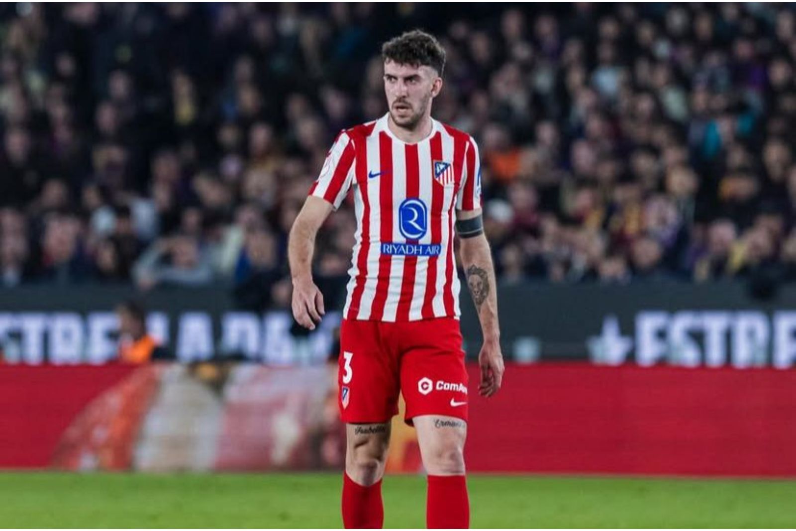 Ruggeri durante el partido/Instagram Matteo Ruggeri