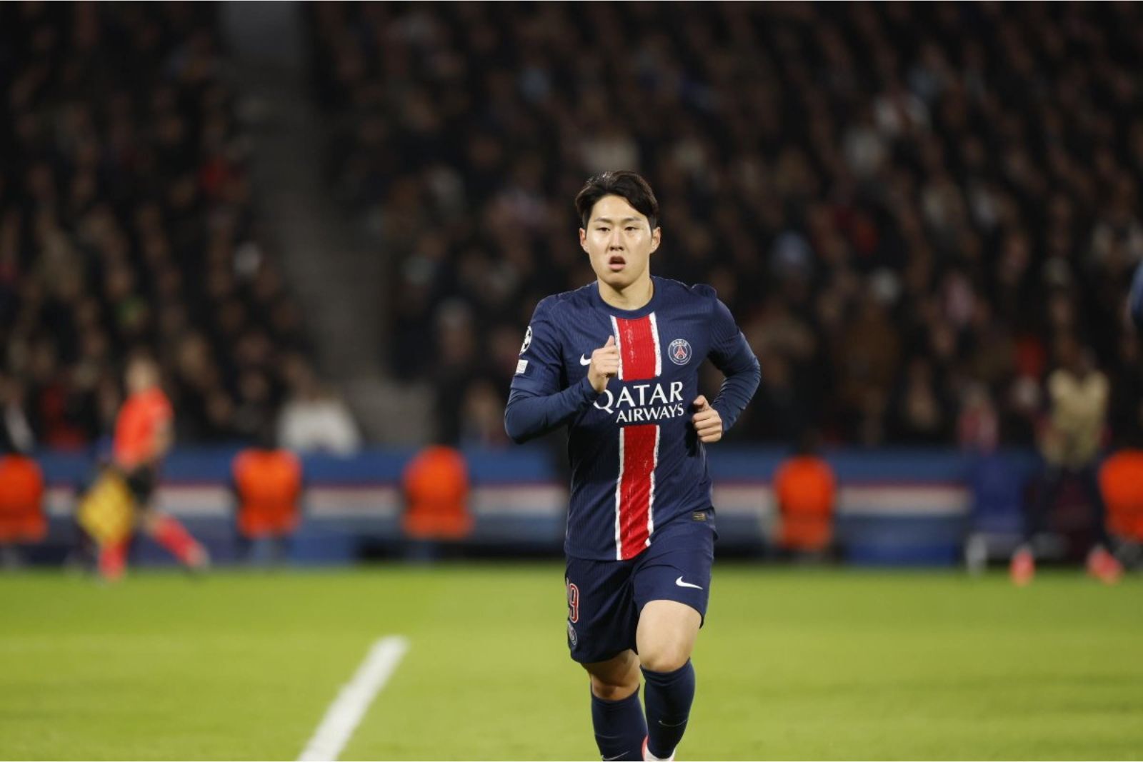 Kang In en un partido | Fuente: (X PSG)