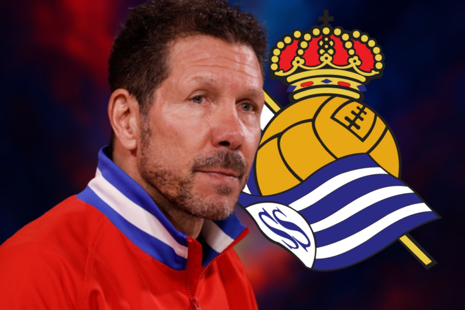 Simeone piensa en la Real Sociedad | Fuente: (Canva, @Atleti)