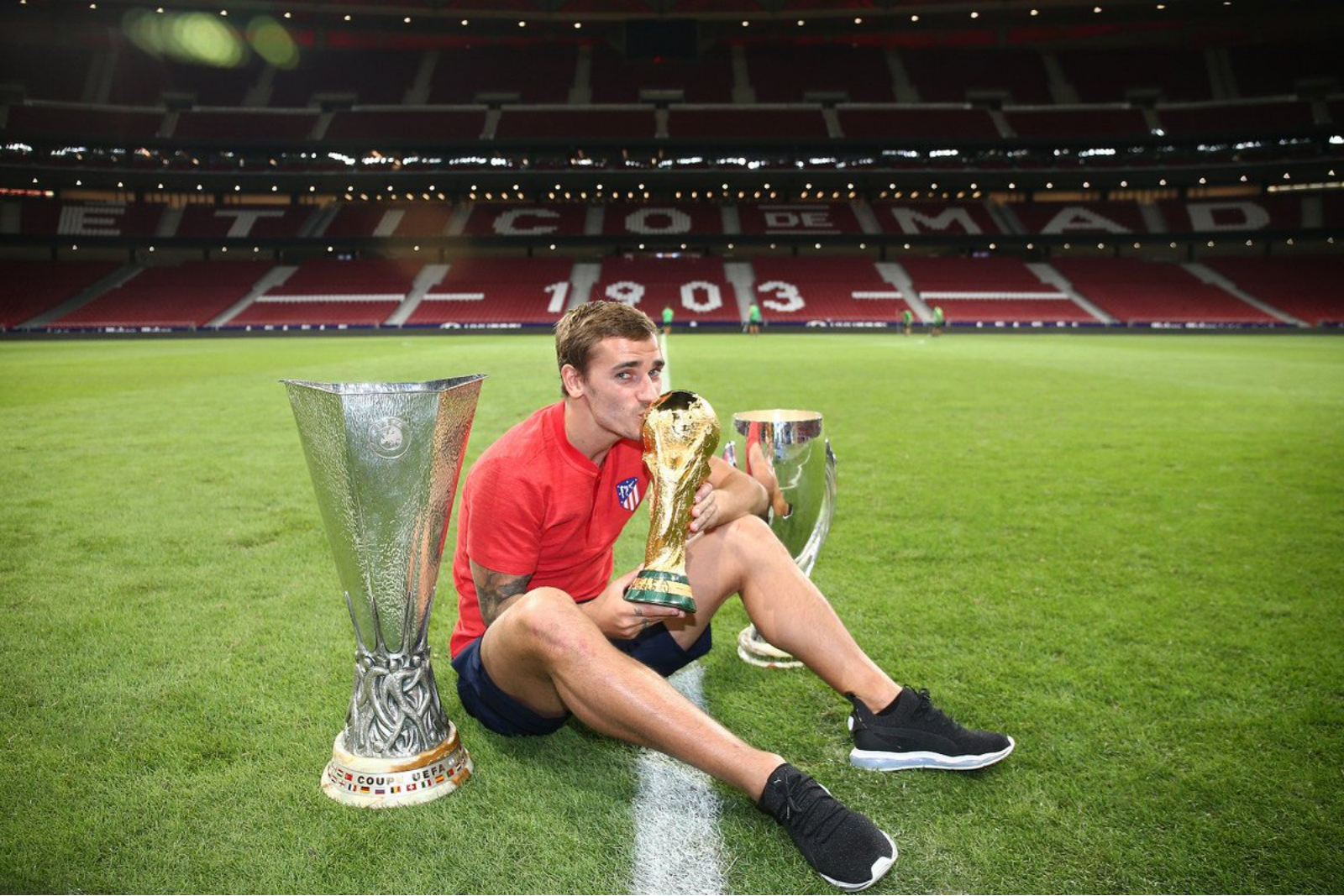 Antoine Griezmann en 2018 | Fuente: (@Atleti)