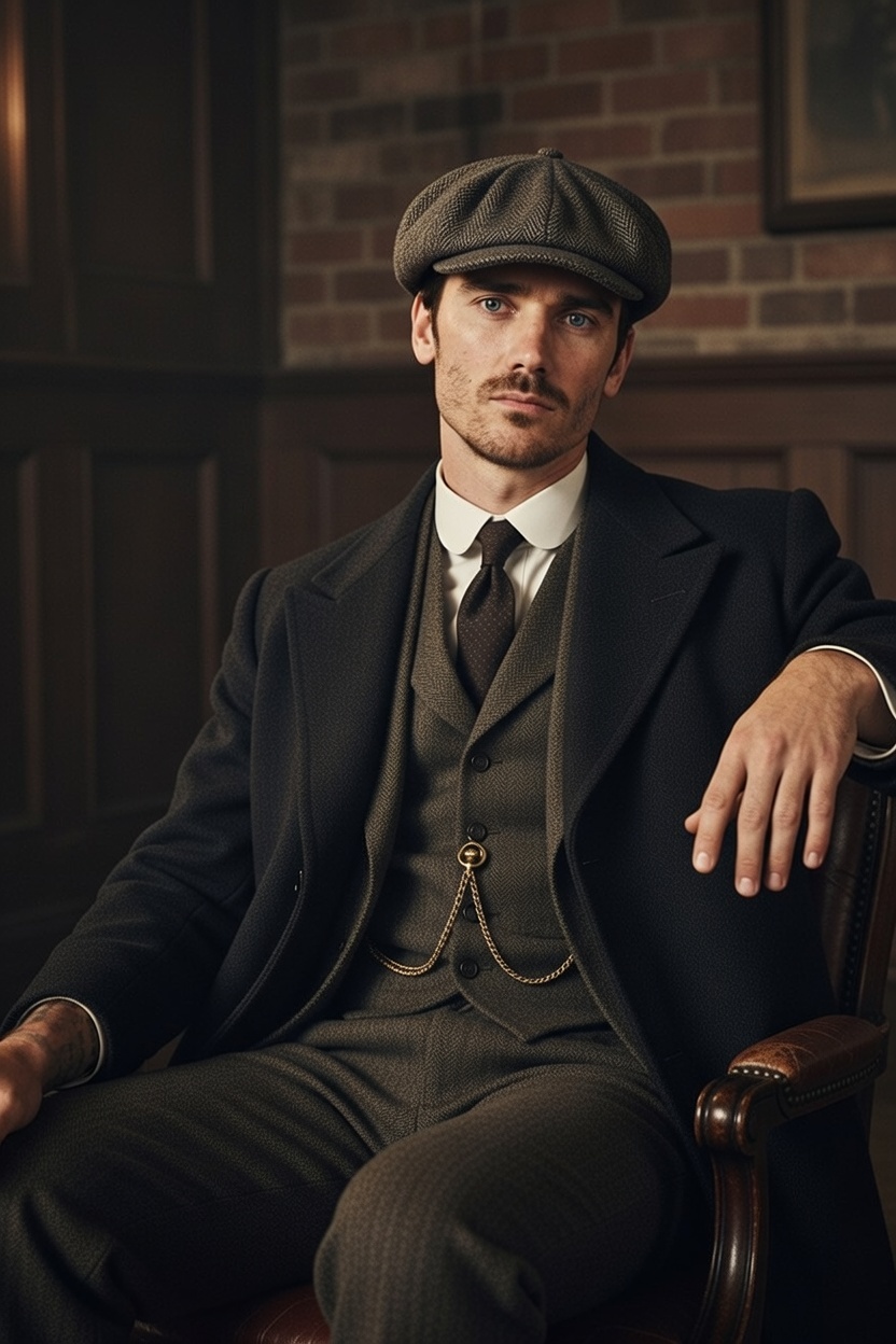 Griezmann en el universo Peaky Blinders, Imagen creada por IA