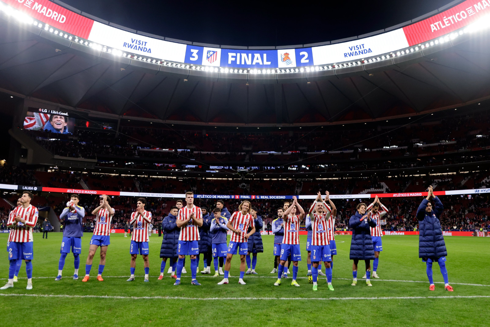 Equipo del Atlético de Madrid | Fuente (@Atleti)