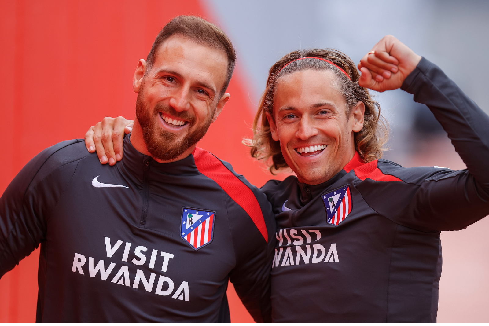 Oblak y Llorente en un entrenamiento | Fuente (@Atleti)