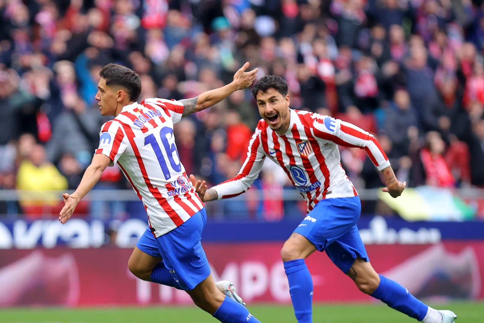 Nahuel Molina anotó un gol antológico | Fuente: (@Atleti)