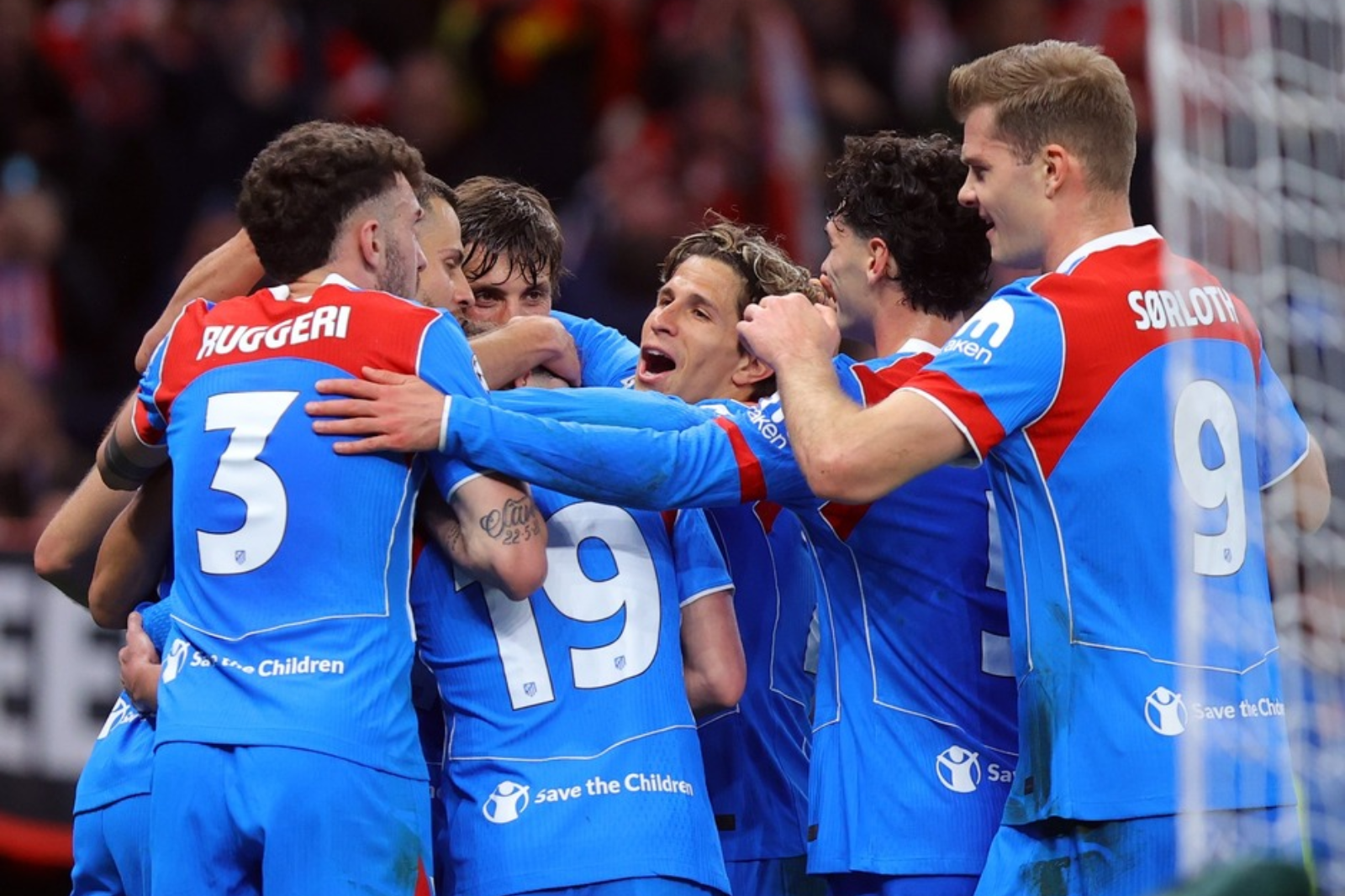 Celebración del Atlético | Fuente (@Atleti)