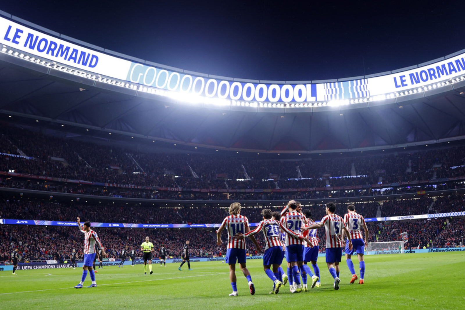 Celebración del Atlético | Fuente (@Atleti)
