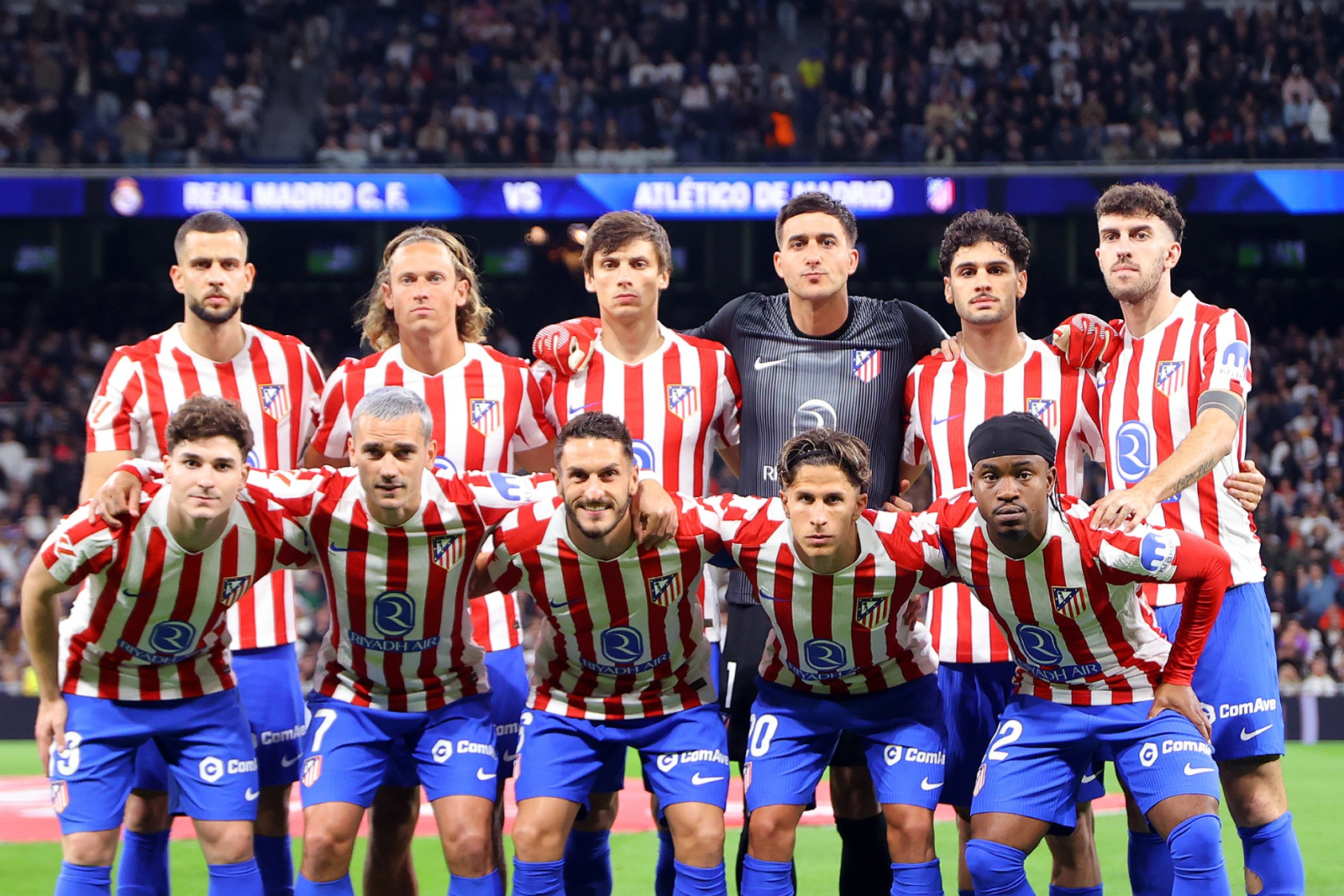 Foto de equipo del Atlético de Madrid | Fuente (@Atleti)