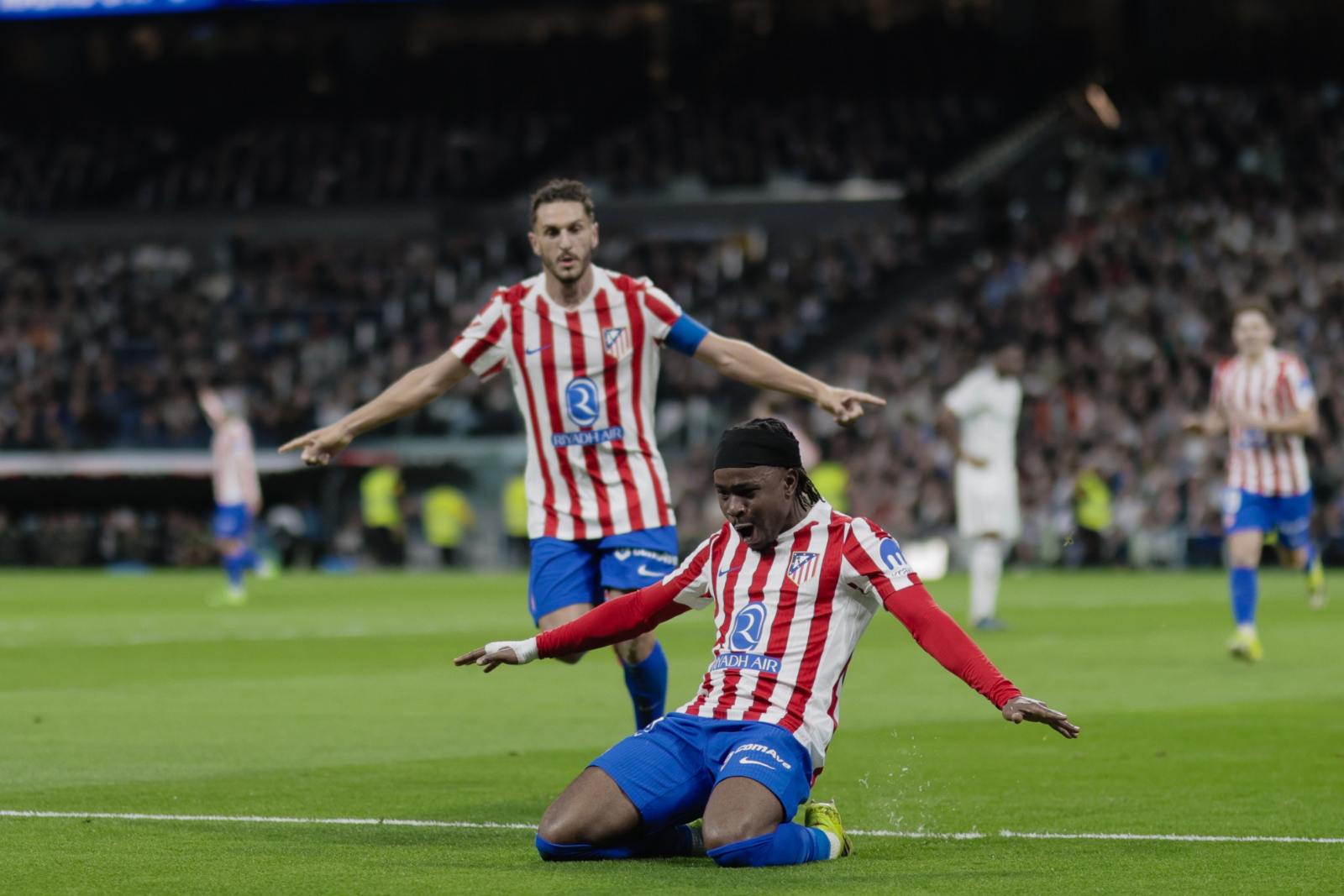 Lookman en el Santiago Bernabéu | Fuente (@Atleti)