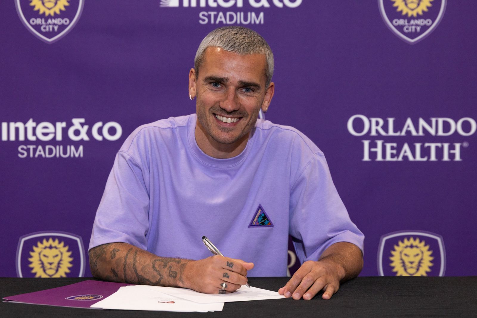 Griezmann firmó con la franquicia de Florida | Fuente (@orlandocitysc)
