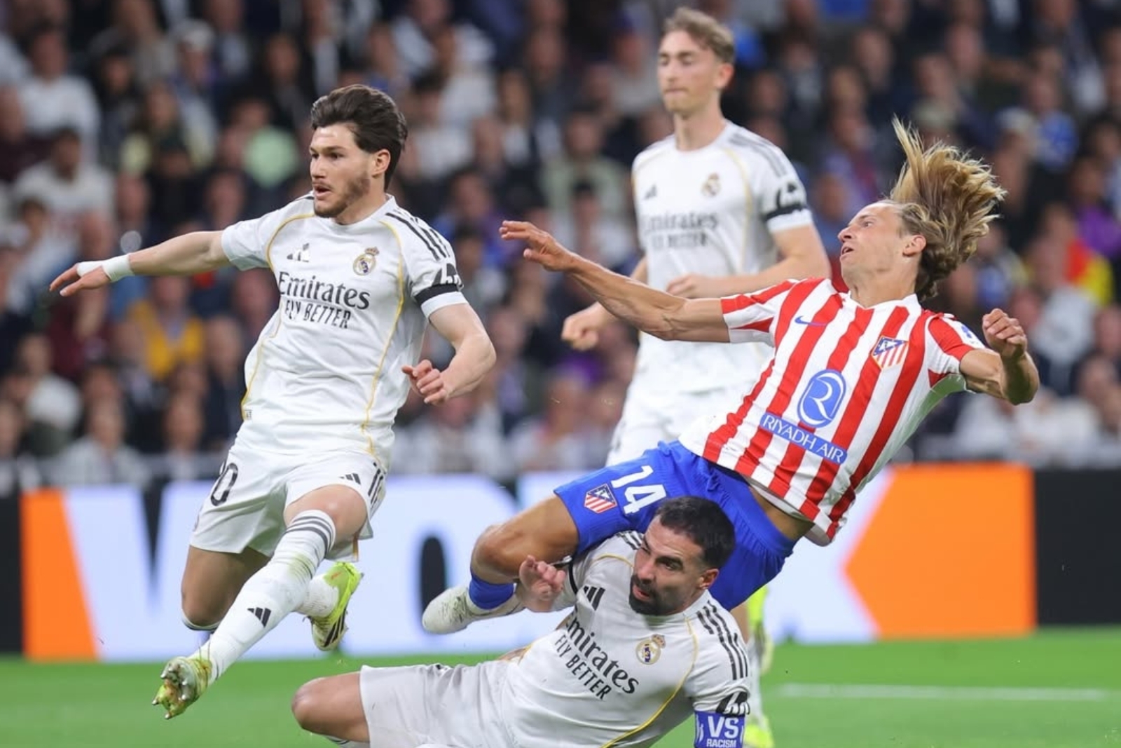 Marcos Llorente ante el Real Madrid | Fuente: (@Atleti)