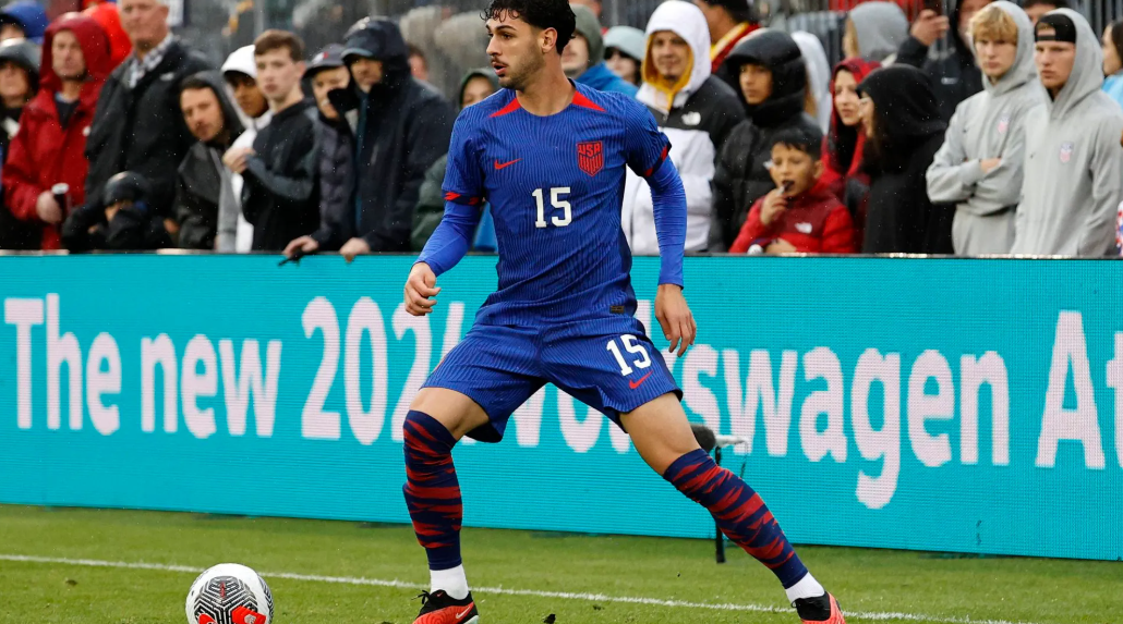 Cardoso con la selección USA