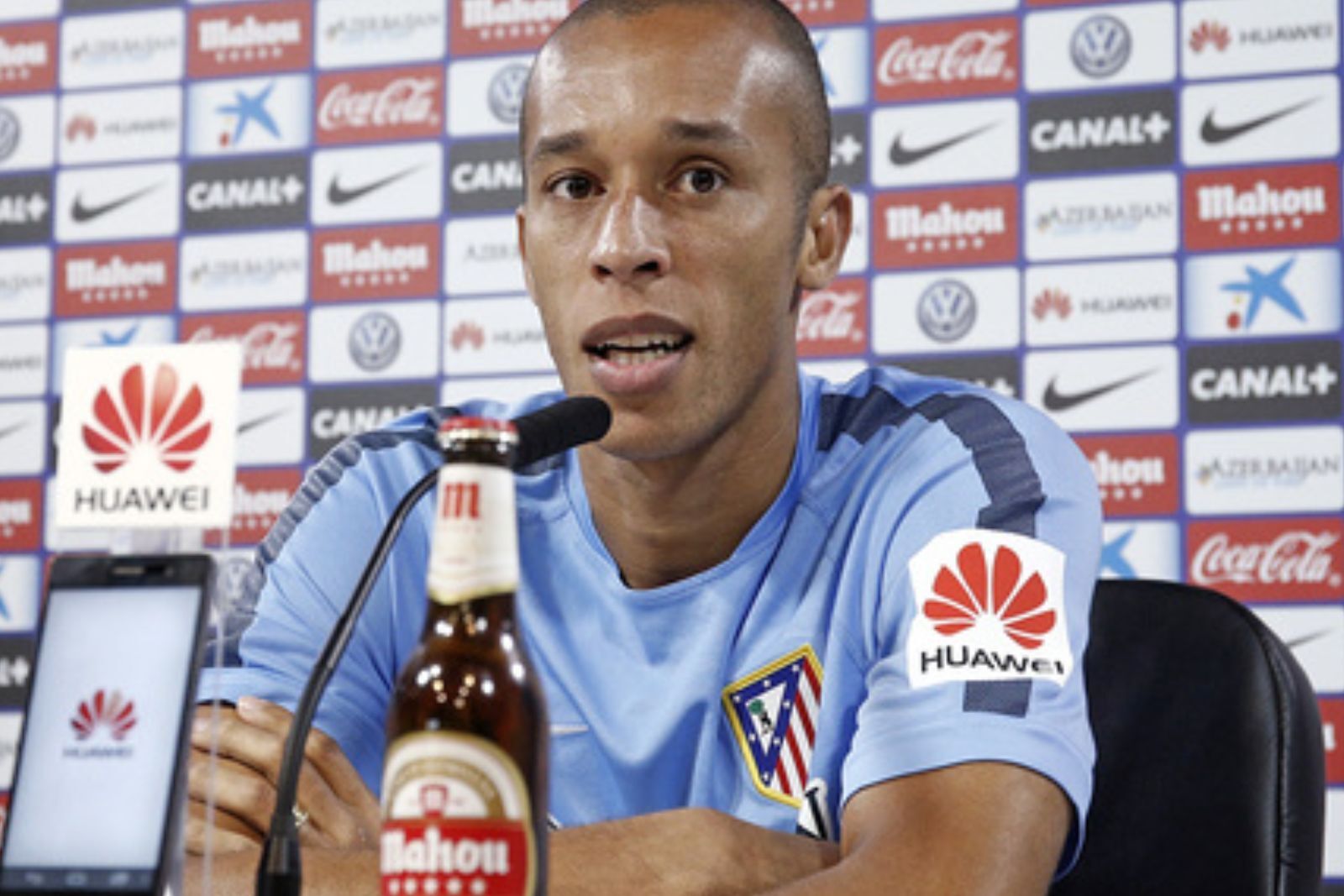 Joao Miranda en su etapa como rojiblanco | Fuente: @Atleti
