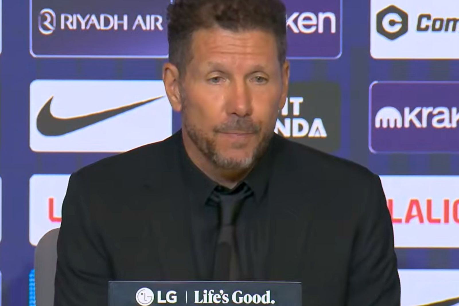 Simeone no se muerde la lengua | Fuente: @Atleti