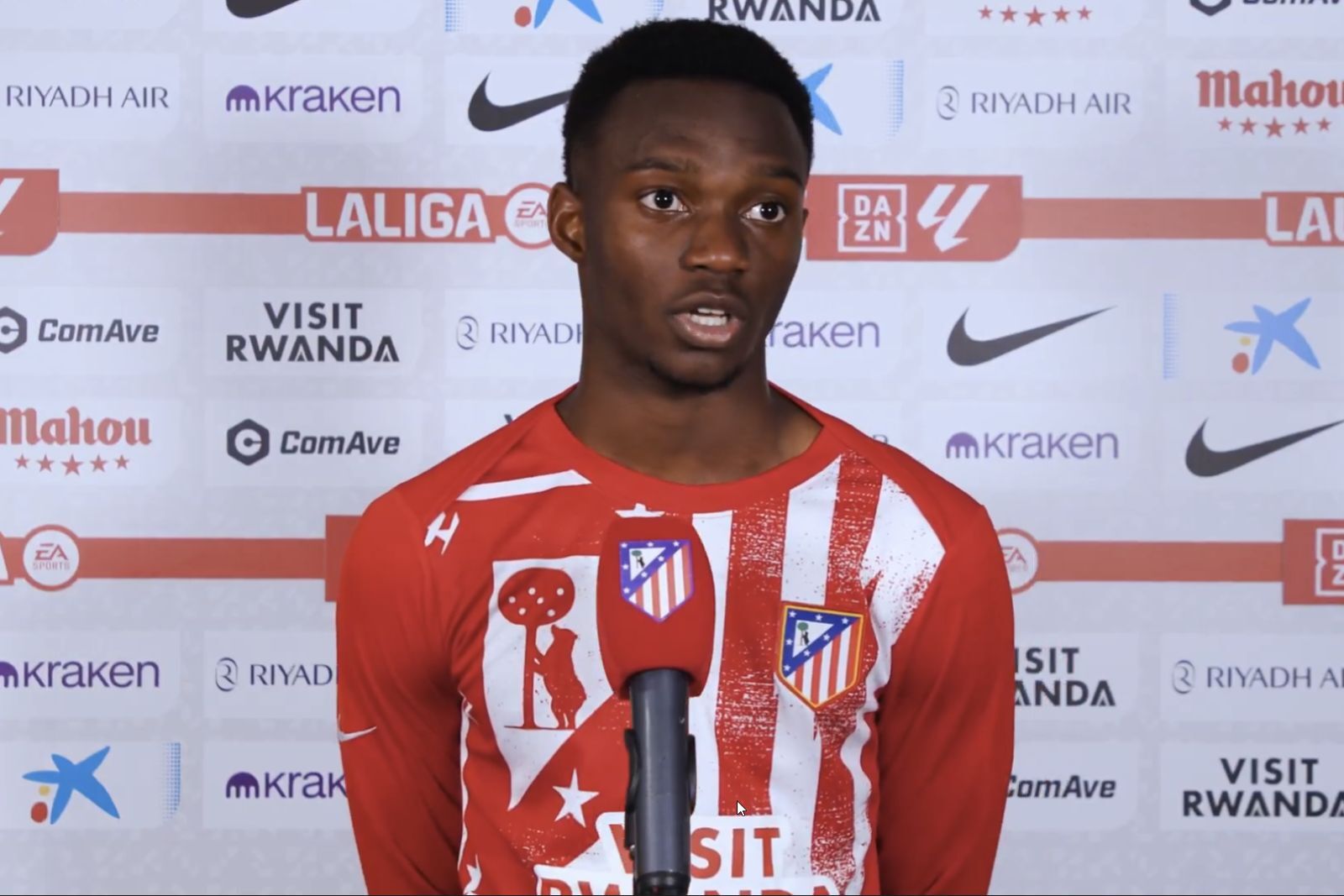 El hispano-ghanés debuta en Primera | Fuente: @Atleti