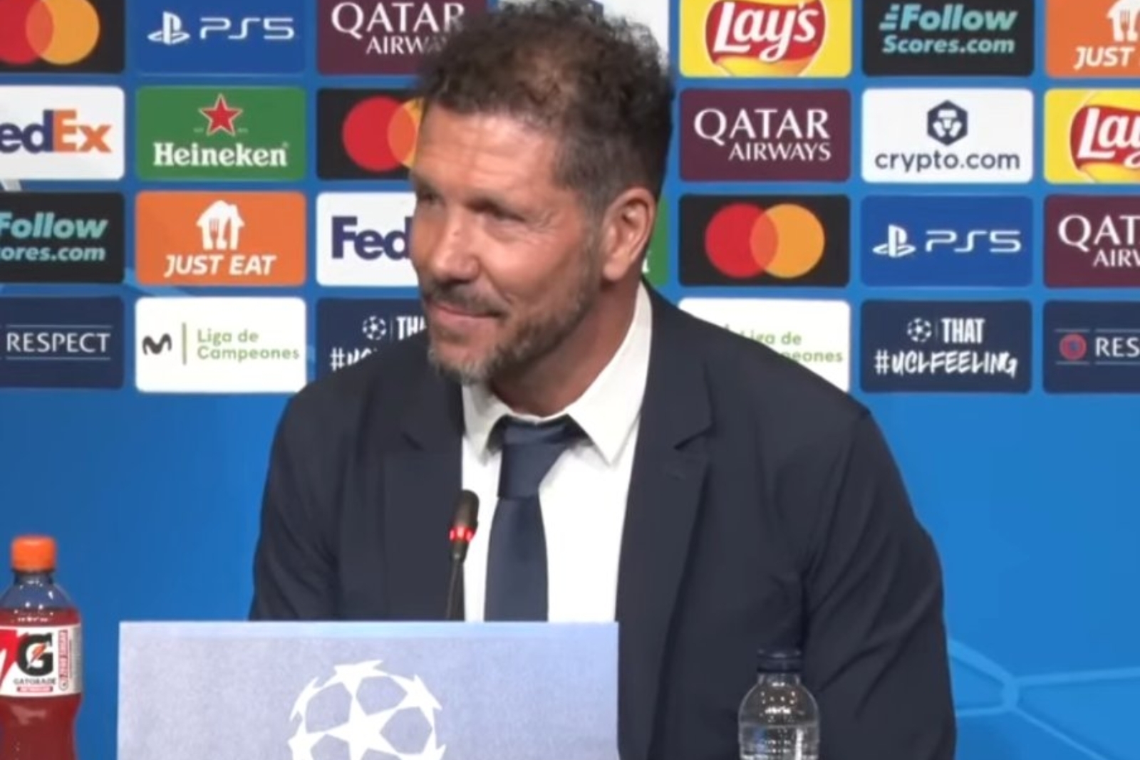 Simeone elogió al francés | Fuente: (@Atleti)