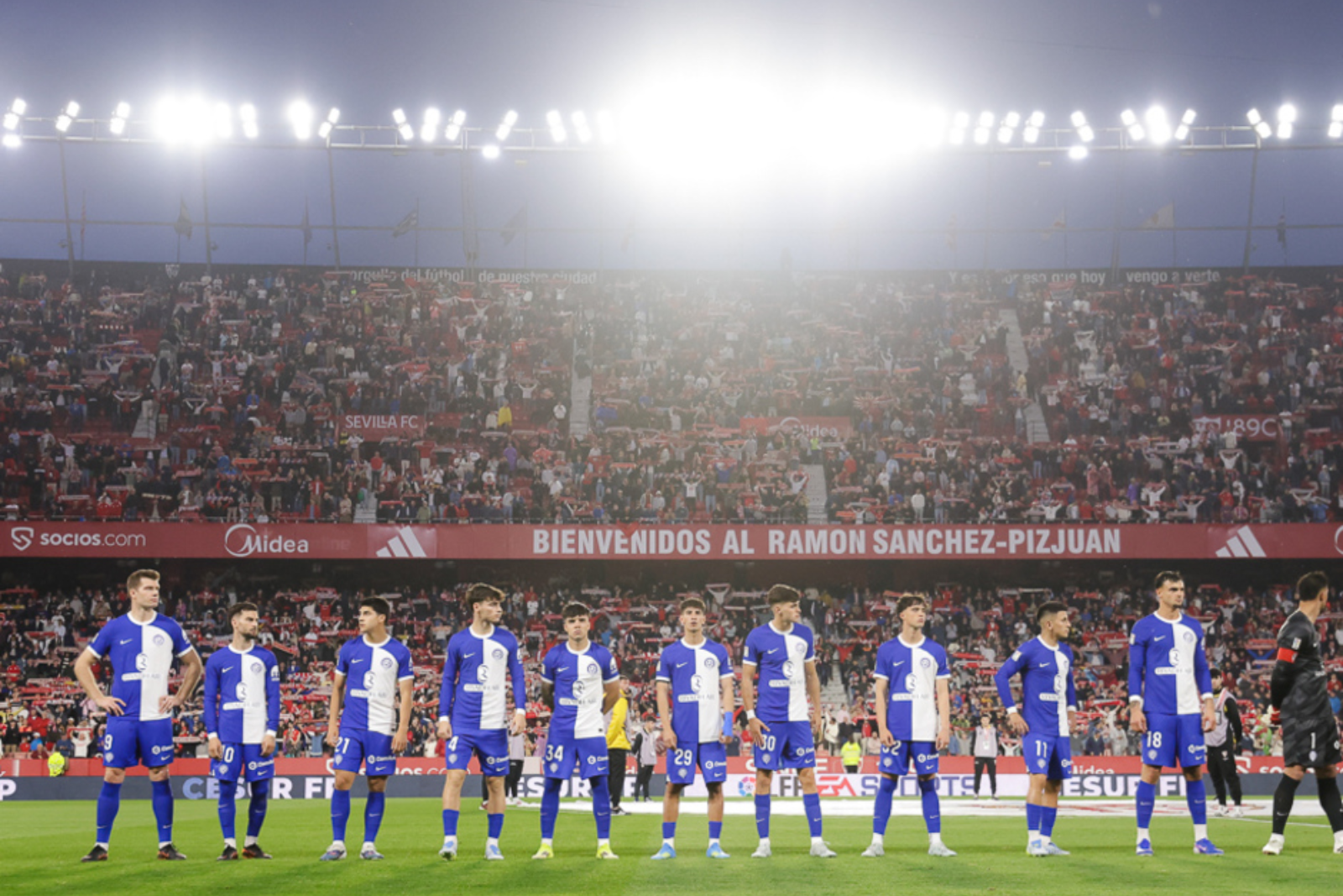 El Atlético de Madrid ante el Sevilla  | Fuente (@Atleti)