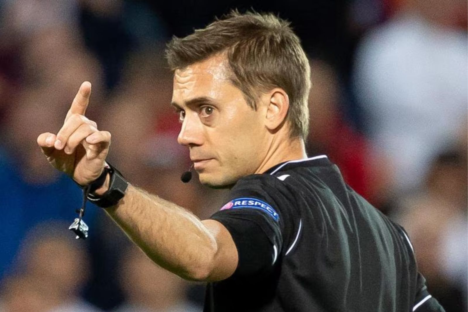 Preocupación sobre Clement Turpin de la afición Colchonera  Fuente UEFA (Página oficial)
