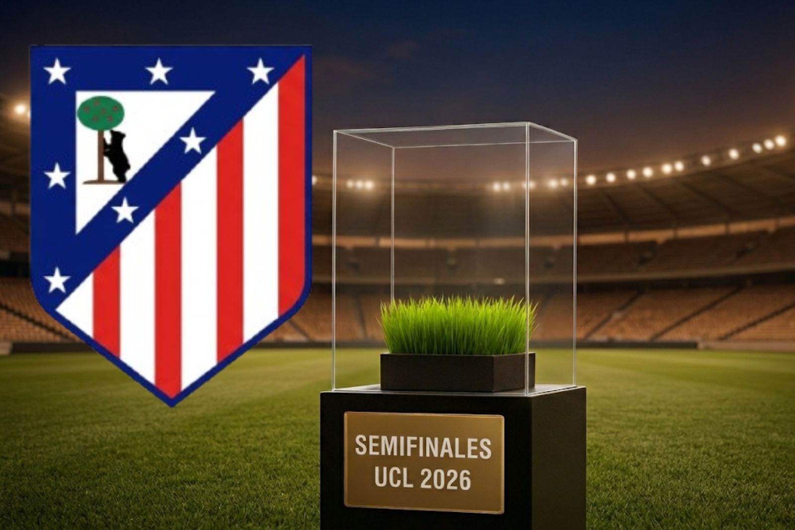 La burla del Atlético de Madrid en redes tras clasificar a semifinales  Fuente  @Atleti Canva